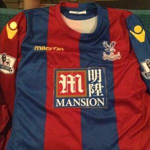 Crystal Palace F.C jersey, red and blue